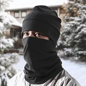 Resim Evember Bisiklet Yüz Maskesi | Rüzgar Geçirmez Sıcak Polar Soğuk Hava Ekipmanı,Kış Yüz Koruyucusu,Balıkçılık Yürüyüş Bisiklet Tırmanma Motosiklet İçin 