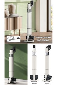 Resim Samsung Drmz En Güçlü Bespoke Vaccum Cleaner Şarjlı Dikey Süpürge,Yapay Zeka Destekli,Dijital Invertör,660 W 