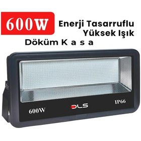 Resim 600W Led Projektör Park Bahçe Çevre Site Bina Tabela Dış Mekan Led Lamba 