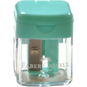 Resim Faber Castell Mini Box Kalemtraş Pastel Renkler - Su Yeşili 