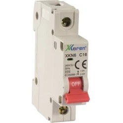 Resim Xkoren 50A 6ka 1 Kutup C Eğrisi Otomatik Sigorta 
