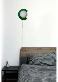 Resim Kesik Aplik Fişli Yeşil 