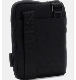 Resim Guess Hmbostp6123 Boston Crossbody Fla Erkek Omuz Çantası Siyah 
