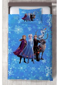 Resim Mekta Home Bebek Ve Çocuk Odası Karlar Ülkesi Desenli Yatak Örtüsü Renkli 