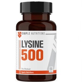 Resim Simple Nutritions Lysine 500 mg 90 Tablet 