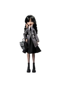 Resim Monster High Wednesday Okul Üniformalı Bebek HXJ04 