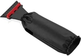 Resim Eldivenli Buz Kazıyıcı Kırıcı Silikonlu Araç Cam Kar Silici Temizleyici Buz Kırıcı Cam Temizleyici 