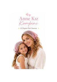 Resim Anne Kız Kombin Bandana El Örgüsü Saç Bandı Bohem Stil Ayarlanabilir 2li Set Pembe321 