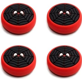 Resim Ps5/Ps4/Ps3 Dualsense Analog Koruyucu Spider Man Desenli 