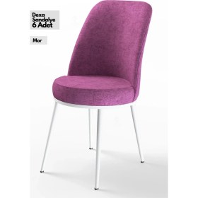 Resim Canisa Concept Canisa Dexa Serisi 1.sınıf Yemek ve Mutfak Sandalyesi 6 Adet Ayaklar Beyaz 