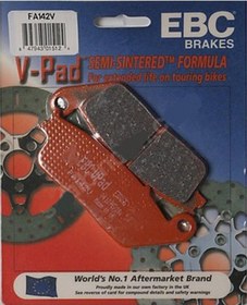 Resim 1995-1999 Suzuki Gsf 600 Bandit Ön Ebc Fren Balatası Yarı Sinter 