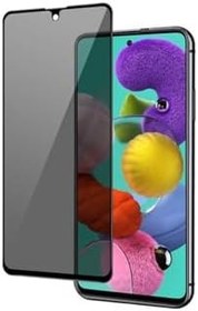 Resim PSR aksesuar Ekran Koruyucu Temperli Kırılmaz Cam PrivacyU yumlu Hayalet Gizliklik Filtreli Galaxy A71 ile uyumlu 