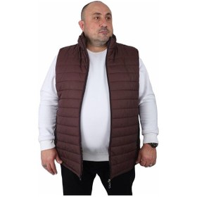 Resim Starbattal Büyük Beden Jessica Su Itici Yelek 22810 Bordo 