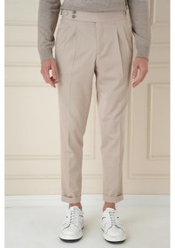 Resim Efor P 1167 Slim Fit Bej Spor Pantolon Bej 