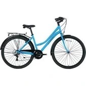 Resim Bisan Smile Kadın Şehir Bisikleti 7 Vites 26 inç Jant Açık Mavi Renkli 44 cm Boyut 