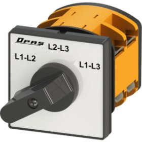 Resim Opaş Ykl ,3-FAZ/16A 3pozisyon,(0'sız) L1-L2-L3 Voltmetre Komitatörü 