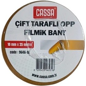 Resim Cassa Çift Taraflı Bant 18mmx25m - 3 Adet Diğer 