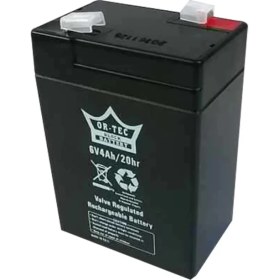Resim Ortec 6V 4A Bakımsız Kuru Akü 