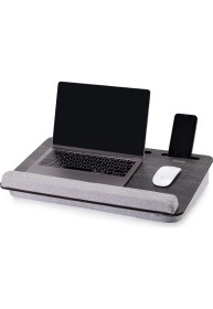 Resim -LS025 Minderli Laptop Sehpası (Antik Gri) 