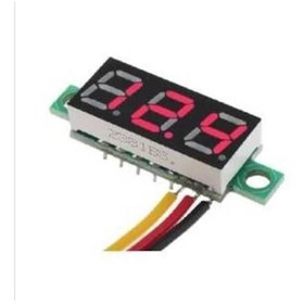 Resim Modülelektronik-0.28İnch 0-100 3 Kablolu Dc Voltmeter Kırmızı 