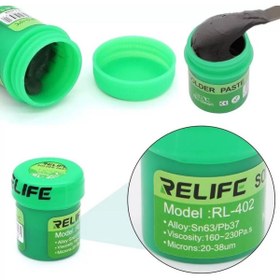 Resim MBL RELIFE RL-402 Krem Lehim Solder Paste 183°C NoClean Sn63/Pb67 40G 