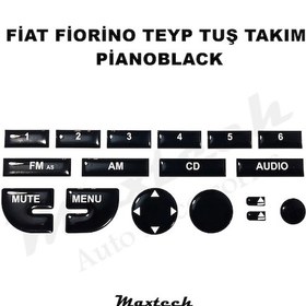 Resim Fiat Fiorino Teyp Tuş Takımı Pianoblack 