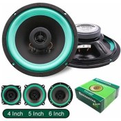 Resim 4/5/6.5 İnç Araç Hoparlörleri Koaksiyel Subwoofer Evrensel Otomotiv Ses Hifi 5 Inch 