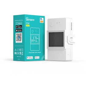 Resim Sonoff Pow R3 20AH Dijital Ekranlı Akıllı Enerji Ölçer Röle 