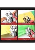 Resim Lemestar El İle Deri Delme Aleti - Ev Kullanıma Dıy Deri, Kayış, Plaka Delici - Ergonomik Tutamaklı 2-4.5mm Çaplı Yuvarlak Delikler 