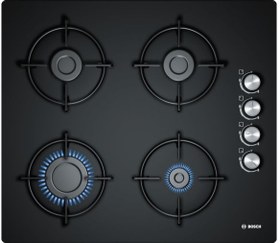 Resim Bosch Pop6c6o10o Doğalgazlı Siyah Cam Ankastre Ocak 