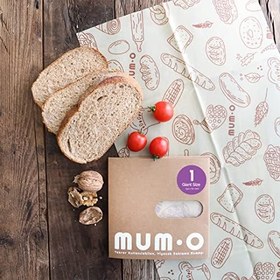 Resim MUM.O Dev Boy (1 Adet) - Tekrar Kullanılabilen Balmumlu Yiyecek Saklama Kumaşı 