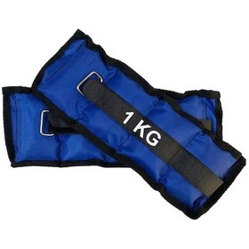 Resim El Ve Ayak Bilek Ağırlığı 2x1 Kg Kum Torbası Korsesi Ağırlık Kas Güçlendirmek Pilates 1kg Mavi Set Mavi 