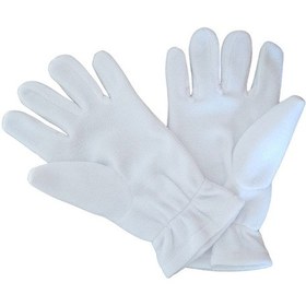 Resim Beyaz Polar Eldiven Yetişkin Beyaz 