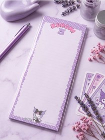 Resim Kuromi & Hello Kitty Lisanslı Bloknot 9x22,7 Cm Çok Renkli 