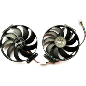 Resim FirstD Asus Gtx 1660 Super 1660TI 2060 2070 Dual Evo Soğutucu Fan 