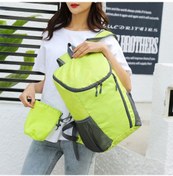 Resim Padalink Yeşil Nylon 20l Ultra Hafif Katlanabilir Sırt Çantası - Bisiklet, Dağcılık, Seyahat İçin Su Geçirmez Outdoor Çanta Yeşil 