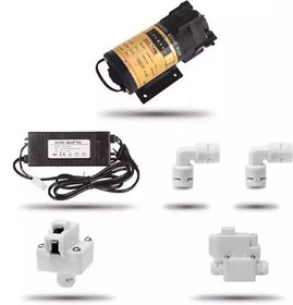 Resim Su Arıtma Cihazı Pompası 75 Gpd Evsel Su Arıtma Cihazı Pompası Tam Seti 