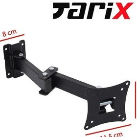 Resim tarix WB-03 Küçük Tv'ler(17"-27")için Hareketli Askı Aparatı 
