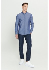 Resim AC&Co / Altınyıldız Classics Erkek Gömlek (465701802) Mavi 