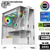 Resim Xaser DELUXX53 i5-14400F 16 GB 512 GB M.2 NVMe SSD 8 GB RTX4060 Free Dos Masaüstü Oyuncu Bilgisayarı 