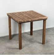 Resim Weblonya Ahşap Şezlong Sehpası Bahçe Balkon Masası 2093 Kahverengi 