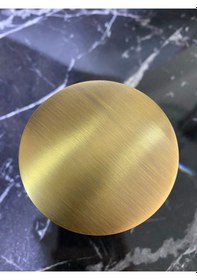 Resim İsaoğlu Yapı Mat Gold Lavabo Gideri Antik Gold Lavabo Süzgeci Pirinç Malzeme Gold Altın 