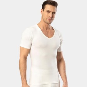 Resim Cacharel 1602 Termal Kısa Kol V Yaka 