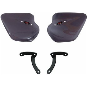 Resim GP Kompozit Yamaha NMAX 125 / 155 2023-2024 Uyumlu Elcik Koruma Füme 