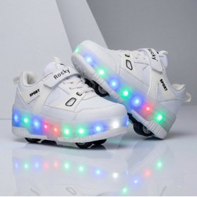 Resim ROCKY Tekerlekli Paten Beyaz cırtlı Ayakkabı 