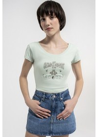 Resim Loft Crop Kadın Tişört Lf2035279 