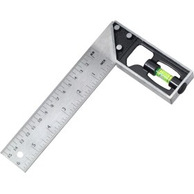 Resim Bts Su Terazili Açı Ölçer Gönye 90° 15 cm Dayanıklı Malzeme 