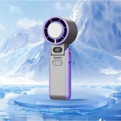 Resim Yüksek Hızlı Türbinli El Tipi Vantilatör Soğutma Mor 