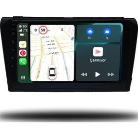 Resim MarTechno Android Multimedya 4GB RAM 32GB Hafıza Mazda 3 2004-2009 ile uyumlu 