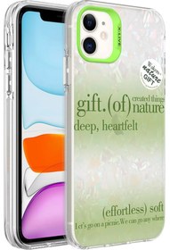 Resim Apple iPhone 11 Kılıf Mermer Üzeri Lüx Desenli Marbello Kapak 